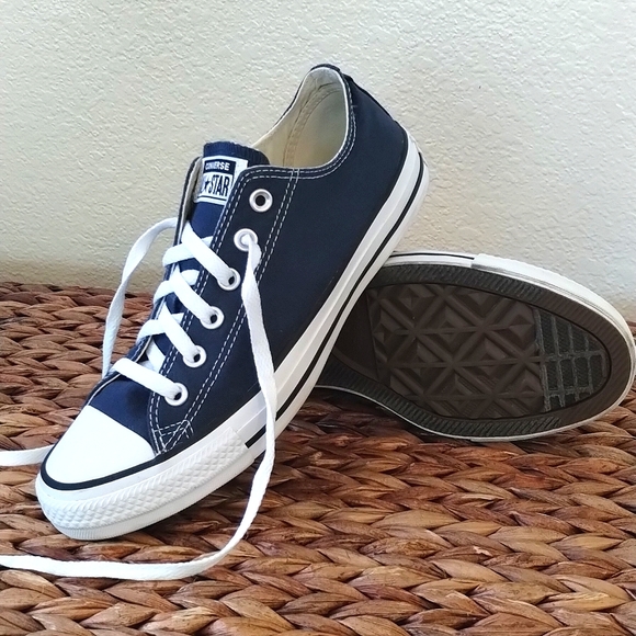Converse Shoes - Converse All Star Originals Navy Blue & White Unisex - fit Men's 7 or Women's 9